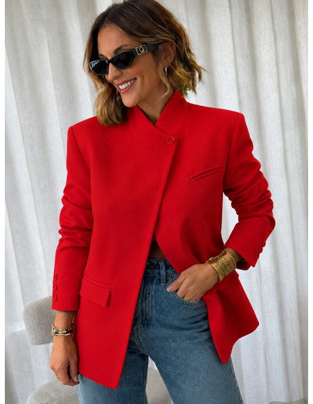 Chaqueta Roja Chic