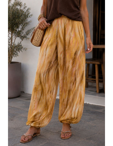 Pantalón bombacho mostaza