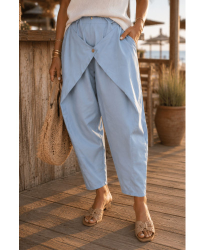 Pantalón Capri azul 2