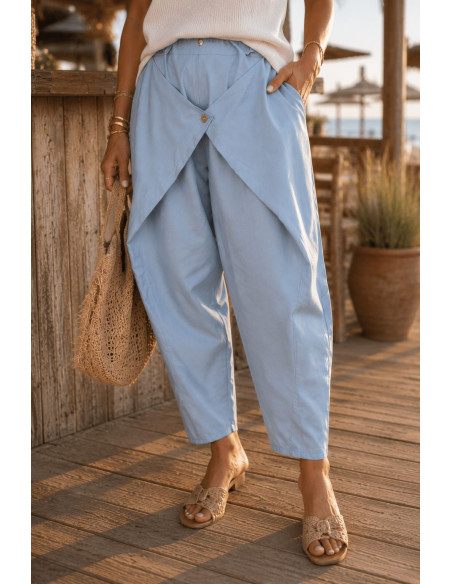 Pantalón Capri azul