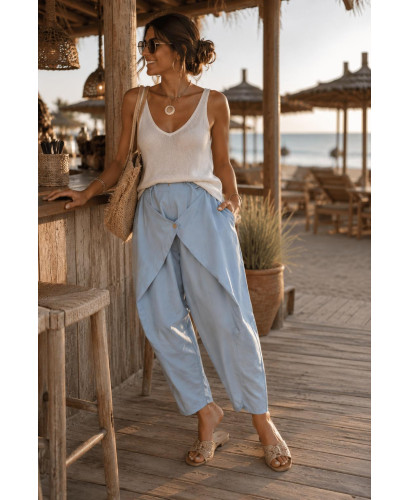Pantalón Capri azul