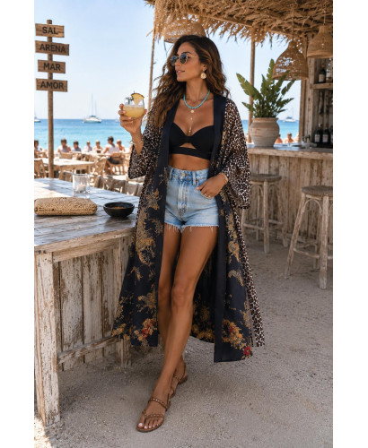 Kimono Bordado Print