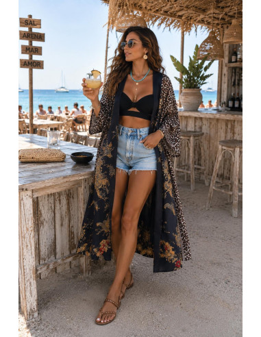 Kimono Bordado Print