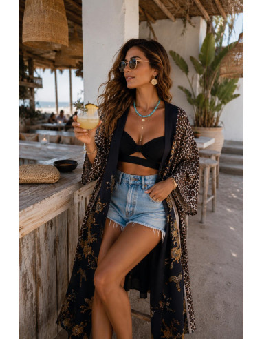 Kimono Bordado Print