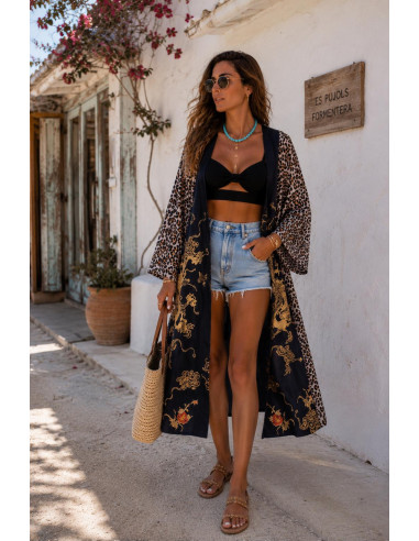 Kimono Bordado Print