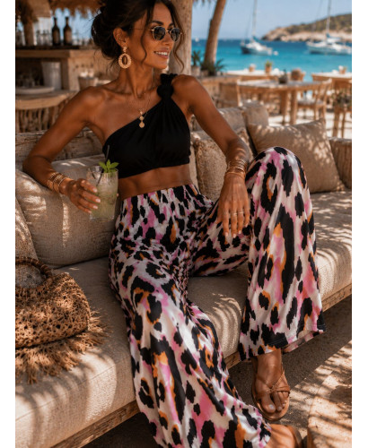 🌟 Pantalón Punto Seda Estampado print de color 2