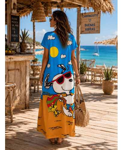 Vestido Largo con  Personaje 2