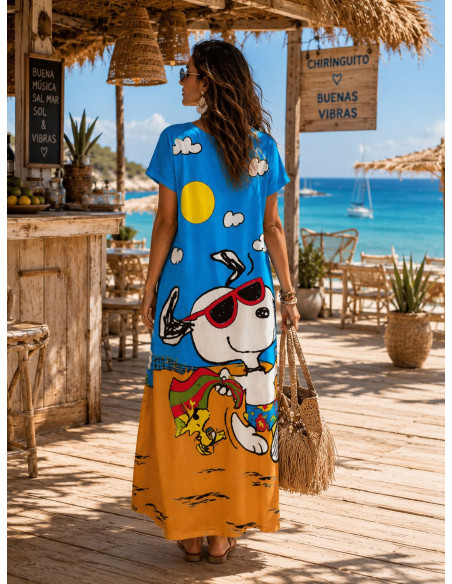 Vestido Largo con  Personaje