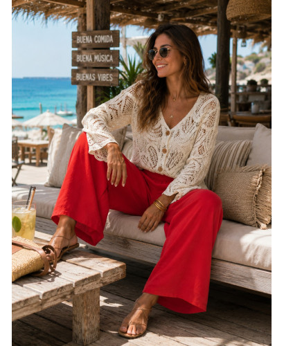Pantalón Coral Pata Ancha 2