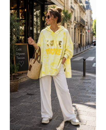 Sudadera Tie Dye Amarillo Gold 2
