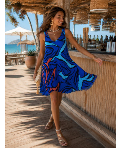 Vestido Evasé Ocean Blue 2