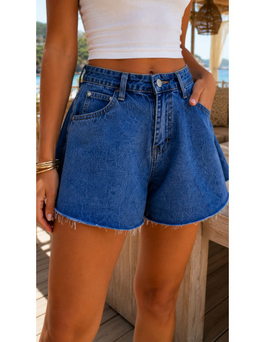 Pantalón corto denim