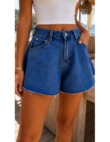 Pantalón corto denim