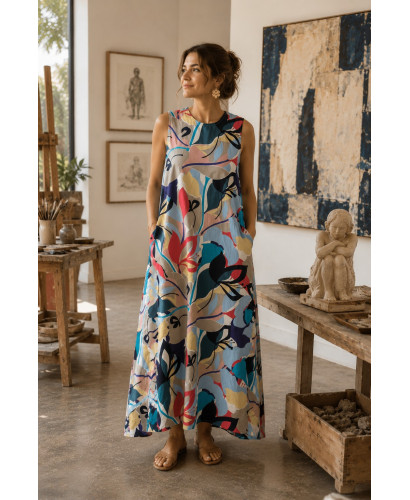 Vestido floral con estilo y comodidad 🌼 2
