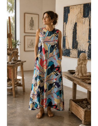 Vestido floral con estilo y comodidad 🌼