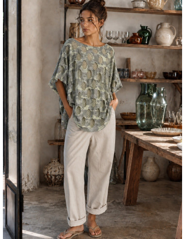 Camiseta camuflaje con rejilla
