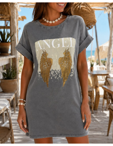 Vestido Angel gris