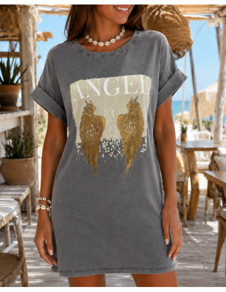 Vestido Angel gris