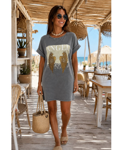 Vestido Angel gris