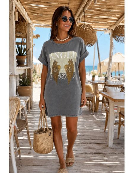 Vestido Angel gris