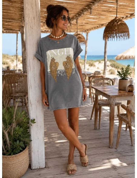 Vestido Angel gris