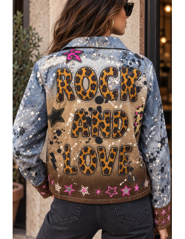 Biker de Antelina Estampada ROCK & LOVE