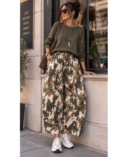 🪖 Pantalón Baggy Camuflaje Trend