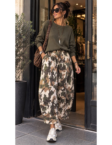 🪖 Pantalón Baggy Camuflaje Trend