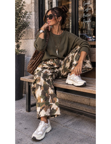 🪖 Pantalón Baggy Camuflaje Trend