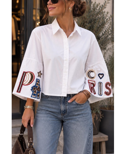 👔 Camisa Blanca “PARIS” ✨