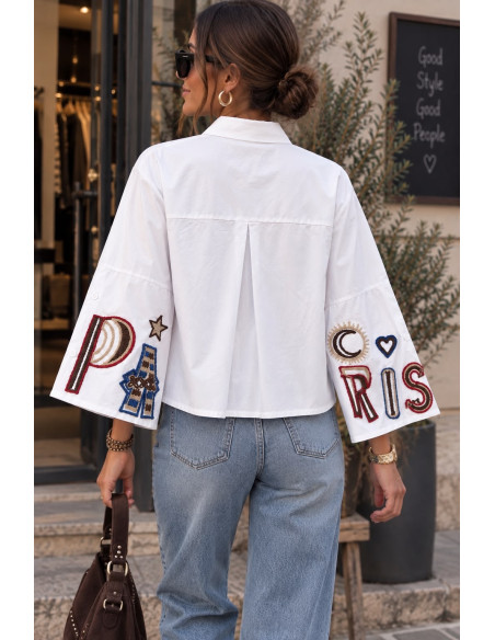 👔 Camisa Blanca “PARIS” ✨