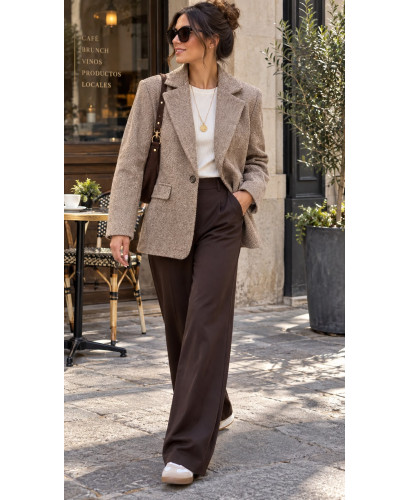 Chaqueta Art & Love Chocolate Espiga 2