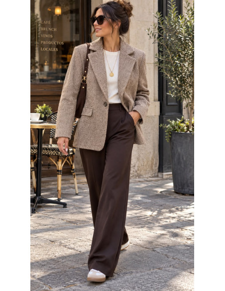 Chaqueta Art & Love Chocolate Espiga