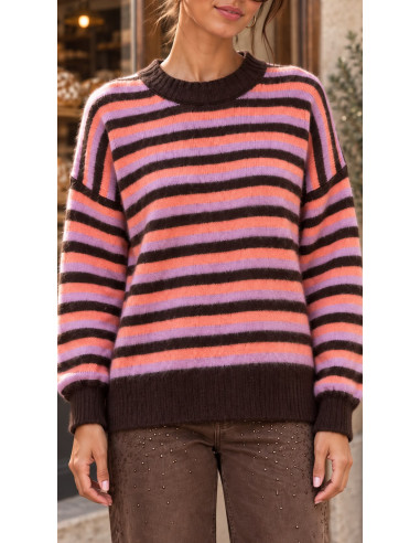 🧶 Suéter de Rayas Multicolor